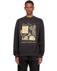 Museum of Peace & Quiet Black Cotton Sweatshirt