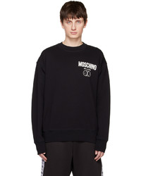 Moschino Black Double Smiley Sweatshirt