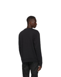 PACO RABANNE Black Drip Logo Sweatshirt