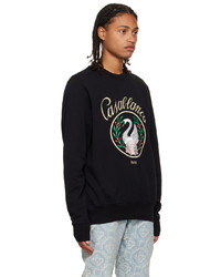 Casablanca Black Emblem De Cygne Sweatshirt