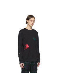 Paul Smith Black Embroidered Charm Sweatshirt