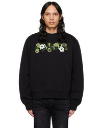 Amiri Black Flower Sweatshirt