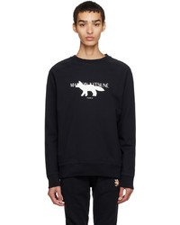 MAISON KITSUNÉ Black Fox Stamp Sweatshirt
