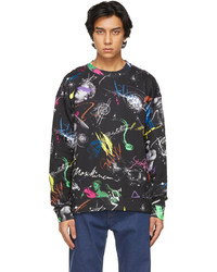 Moschino Black Galaxy Sweatshirt