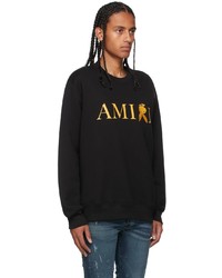 Amiri Black Gold Playboy Edition Reverse Bunny Sweatshirt