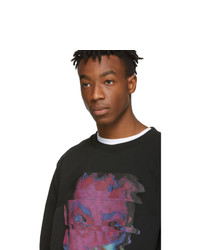 Marcelo Burlon County of Milan Black Graphic Child Sweatshirt