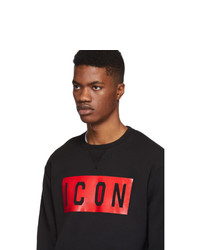 DSQUARED2 Black Icon Cool Fit Sweatshirt