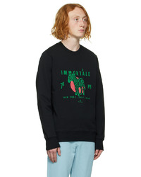 Ps By Paul Smith Black Immortale Zebra Sweatshirt