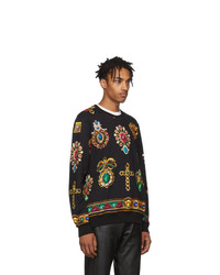 Versace Black Jewel Sweatshirt