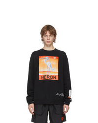 Heron Preston Black Kenny Scharf Edition Heron Sweatshirt