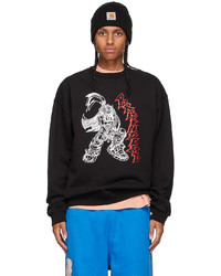 Brain Dead Black Logo Final Stand Sweatshirt