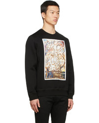 Alexander McQueen Black Logo Patch Sweatshirt