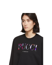 Emilio Pucci Black Logo Sweatshirt