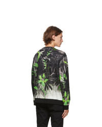 Valentino Black Mural Jungle Sweatshirt