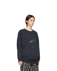 Rhude Black Nature Goose Sweatshirt