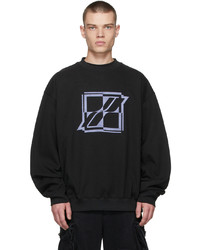We11done Black New Ed Sweatshirt