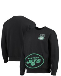 FOCO Black New York Jets Pocket Pullover Sweater At Nordstrom