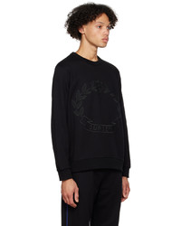 Burberry Black Oak Leaf Sweatshirt