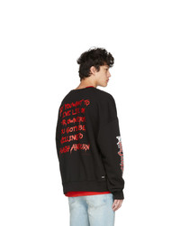 Amiri Black Oversized Motley Crue Dr Feelgood Sweatshirt