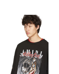 Amiri Black Oversized Motley Crue Dr Feelgood Sweatshirt