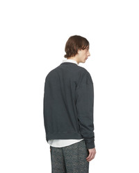 Schnaydermans Black Oversized Well Pressed Pete Sweatshirt