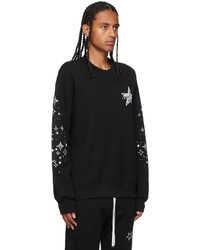 Amiri Black Paisley Star Sweatshirt
