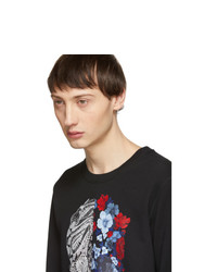 Alexander McQueen Black Patchwork Skull Sweatshirt