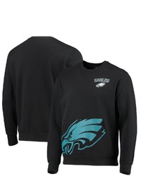FOCO Black Philadelphia Eagles Pocket Pullover Sweater At Nordstrom
