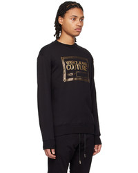 VERSACE JEANS COUTURE Black Piece Number Sweatshirt