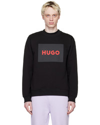 Hugo Black Print Sweatshirt