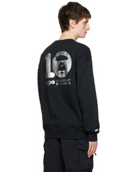 AAPE BY A BATHING APE Black Printed Sweatshirt