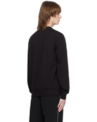 VERSACE JEANS COUTURE Black Printed Sweatshirt