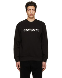 CARHARTT WORK IN PROGRESS Black Range Script Sweatshirt