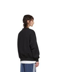 Rassvet Black Reflective Print Sweatshirt