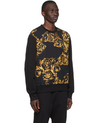 VERSACE JEANS COUTURE Black Regalia Baroque Sweatshirt