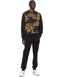 VERSACE JEANS COUTURE Black Regalia Baroque Sweatshirt