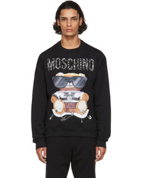Moschino Black Terry Logo Sweatshirt