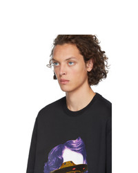 Valentino Black Undercover Edition V Face Ufo Print Sweatshirt