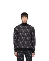 Undercover Black Valentino Edition Printed Sweatshirt
