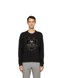 Kenzo Black Velvet Tiger Sweatshirt