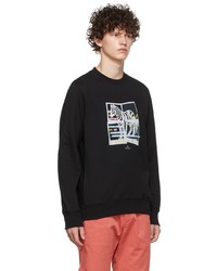 Ps By Paul Smith Black Zebra Sweatshirt