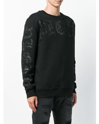 Philipp Plein Crystal Embellished Sweatshirt