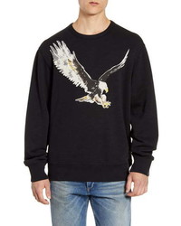 rag & bone Eagle Graphic Crewneck Sweatshirt