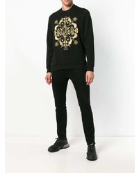 Versace Jeans Ed Metallic Graphic Sweatshirt