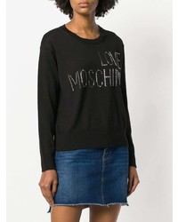 Love Moschino Embossed Logo Sweatshirt