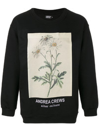 Andrea Crews Floral Print Sweatshirt