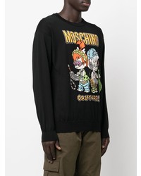 Moschino Graphic Print Crew Neck Sweatshirt