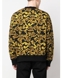 VERSACE JEANS COUTURE Graphic Print Long Sleeve Sweatshirt