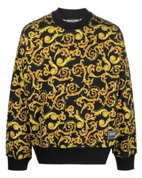 VERSACE JEANS COUTURE Graphic Print Long Sleeve Sweatshirt