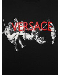 Versace Greek Statutes Printed Cotton Sweatshirt